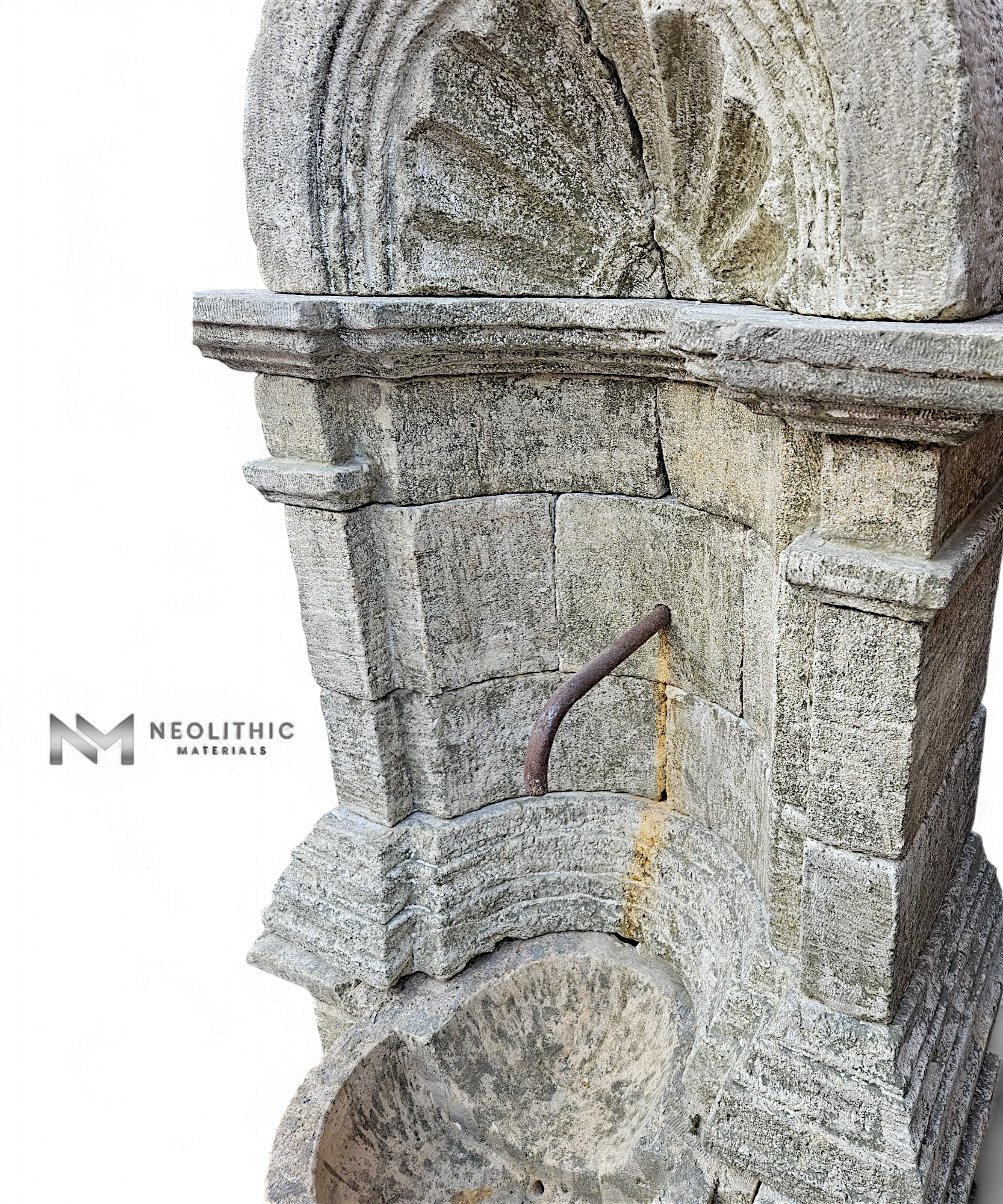 Reclaimed Limestone Fountain - Image 4